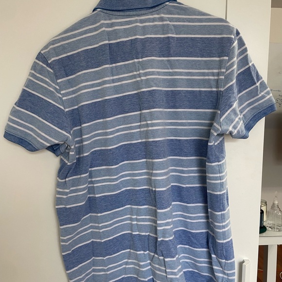Blue Striped Polo Shirt - Picture 3 of 3